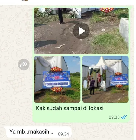 Pengiriman Karangan Bunga Sepiring Nusantara Cibinong