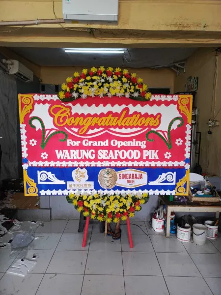 Papan Bunga Ucapan Selamat Sepiring Nusantara Cibinong