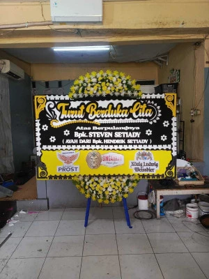 Papan Bunga di Sepiring Nusantara Cibinong